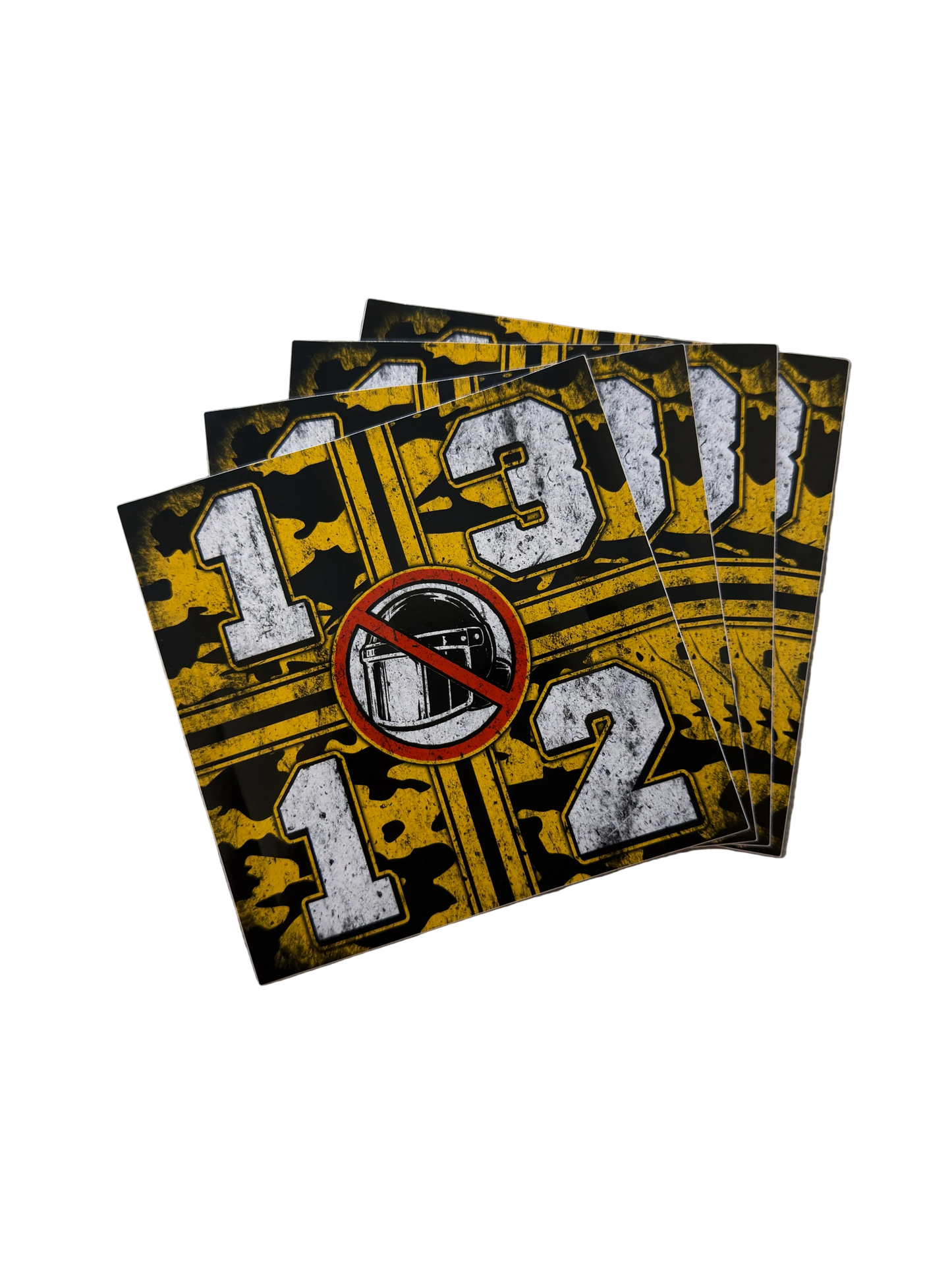 1312 Sticker, Dortmund Aufkleber Motiv für Fußballfans