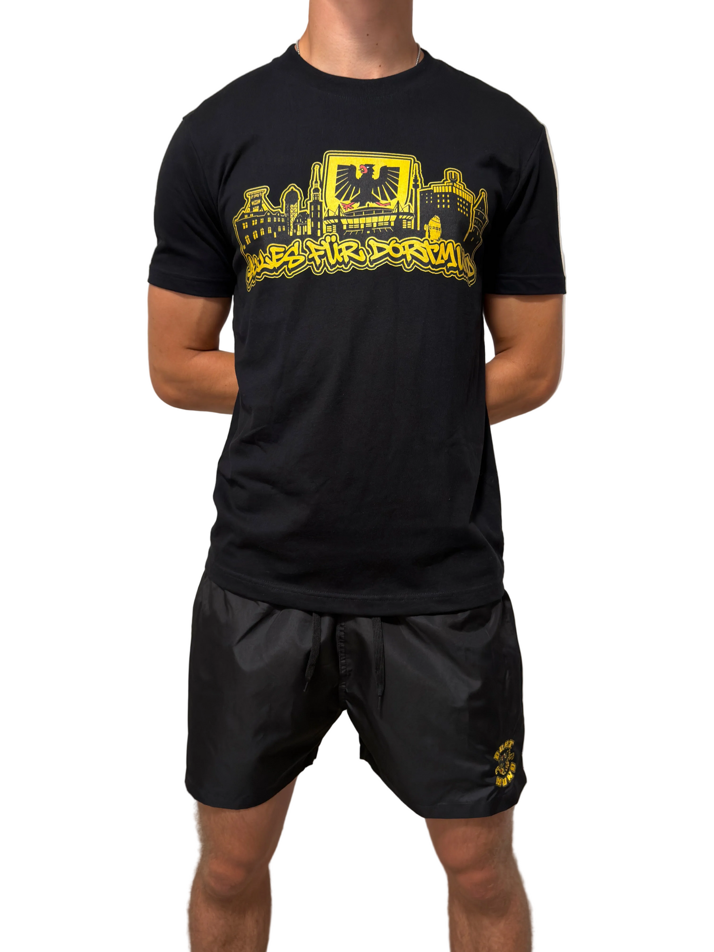 Alles für Dortmund T-Shirt - Model Frontansicht
