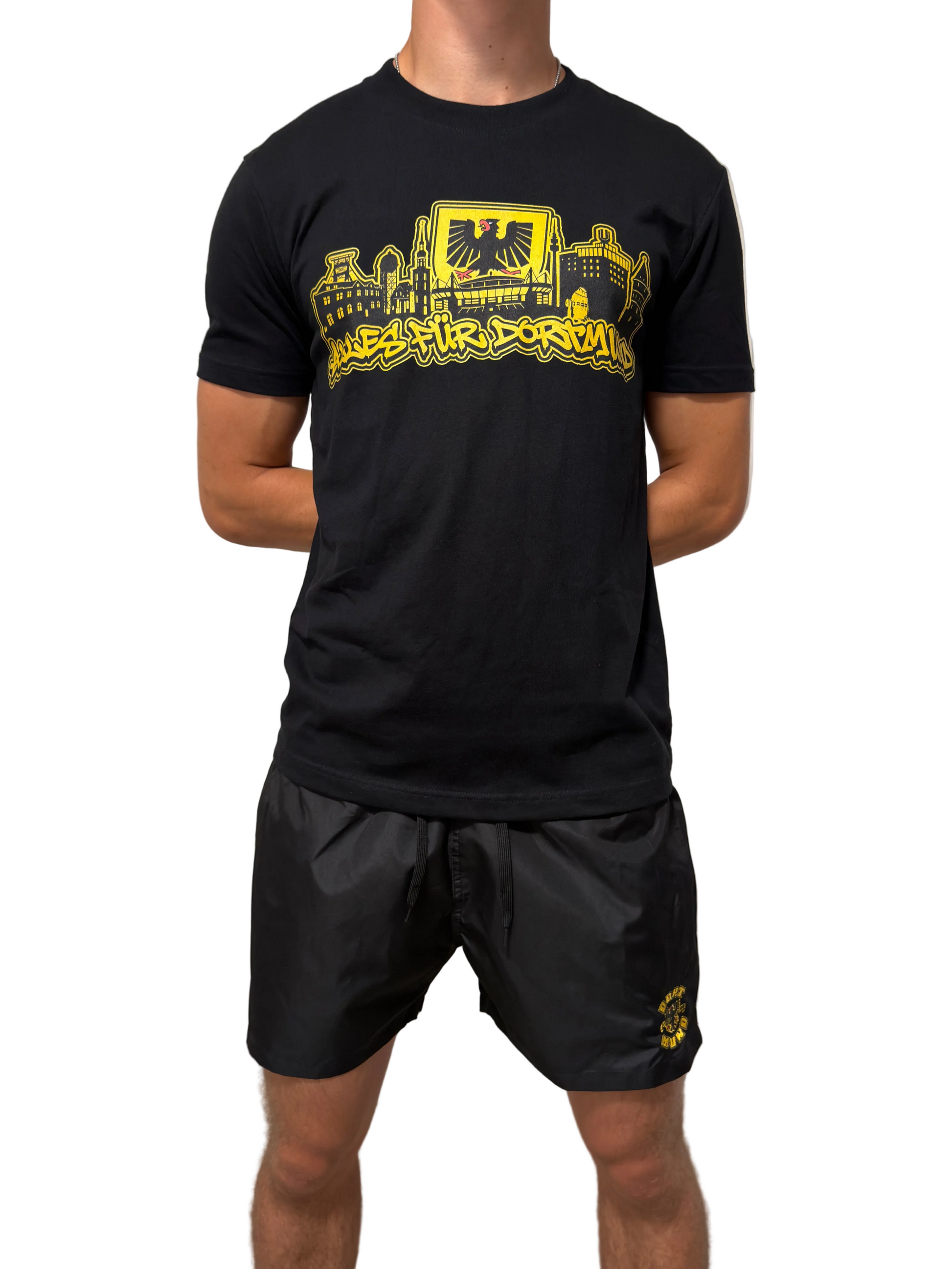 Alles für Dortmund T-Shirt - Model Frontansicht
