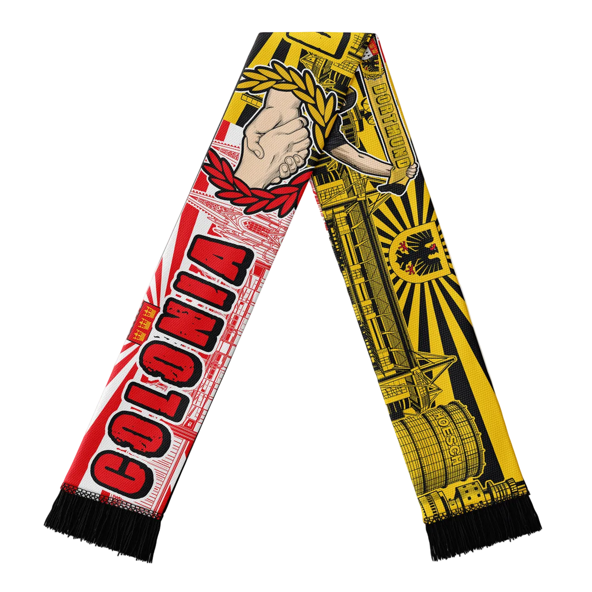 Dortmund x Köln Schal