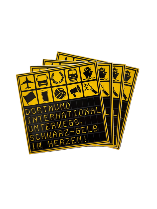 Schwarz-Gelb international 25 Stk.