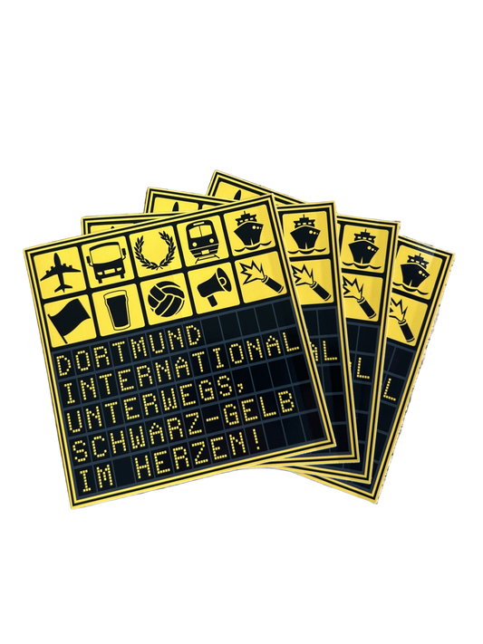 Schwarz-Gelb international 25 Stk.