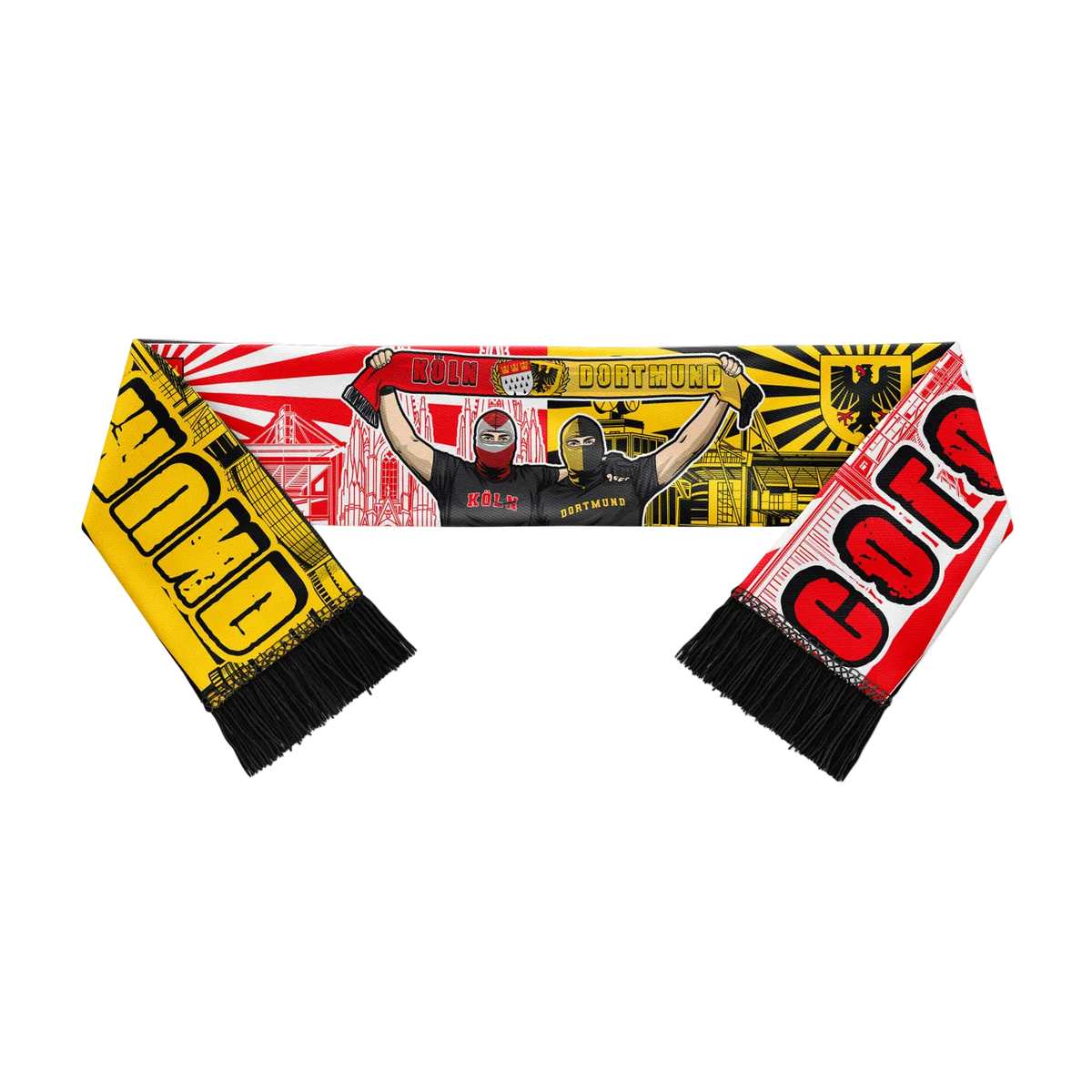 Dortmund x Köln Schal
