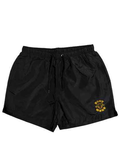Dortmund 1909 Sportshorts in Schwarz-Gelb, Badehose und Schwimmshorts für Dortmund Fans
